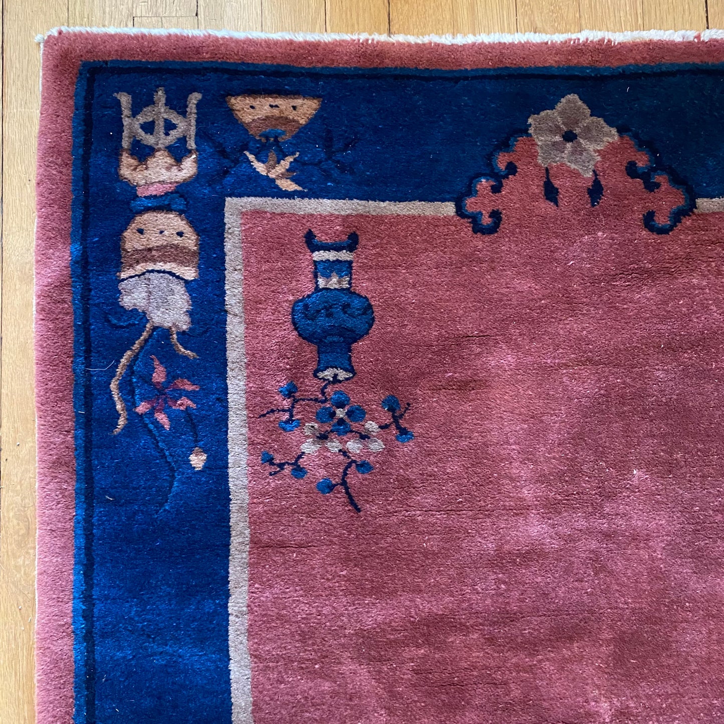 Chinese Rug, 3' 2 x 5' 9 Vintage Magenta