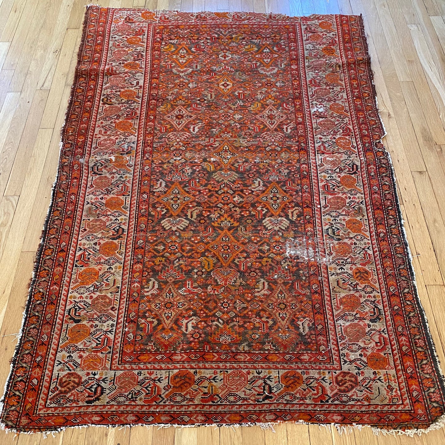 Vintage Rug, 4' 2 x 6' 2 Brown