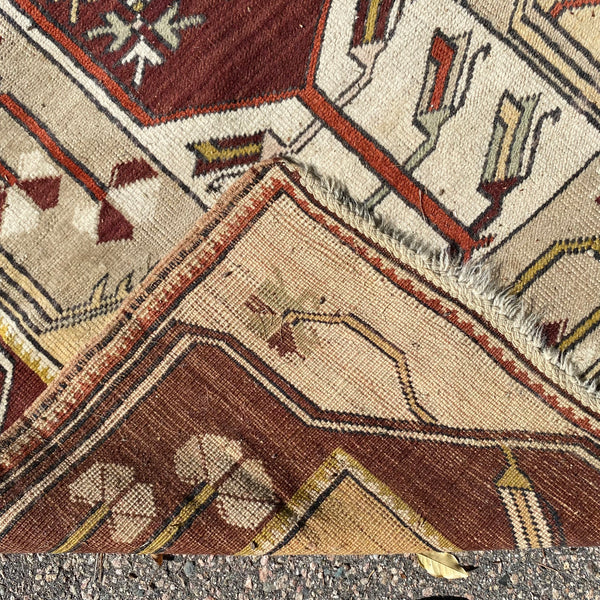 Vintage Rug, 4' x 7' 5 Brown