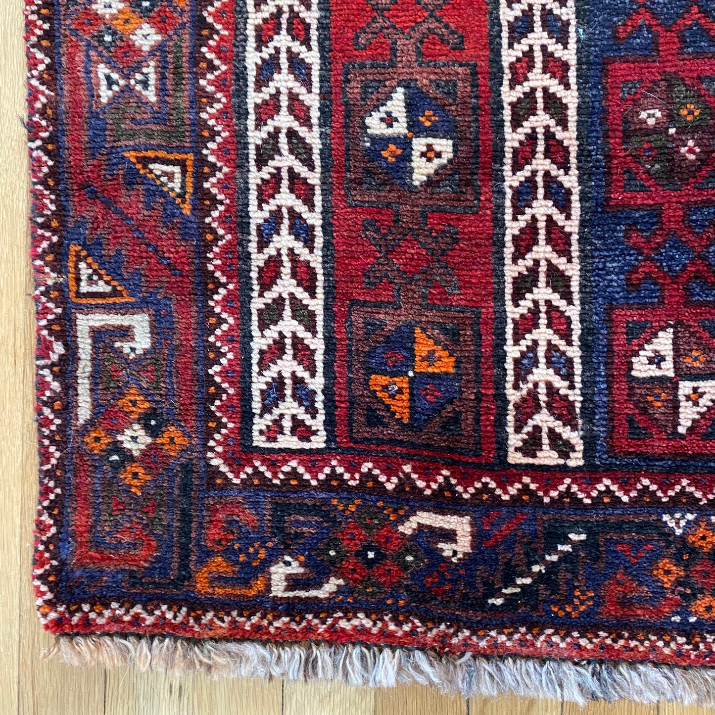 Vintage Rug, 2' 8 x 3' 5 Red