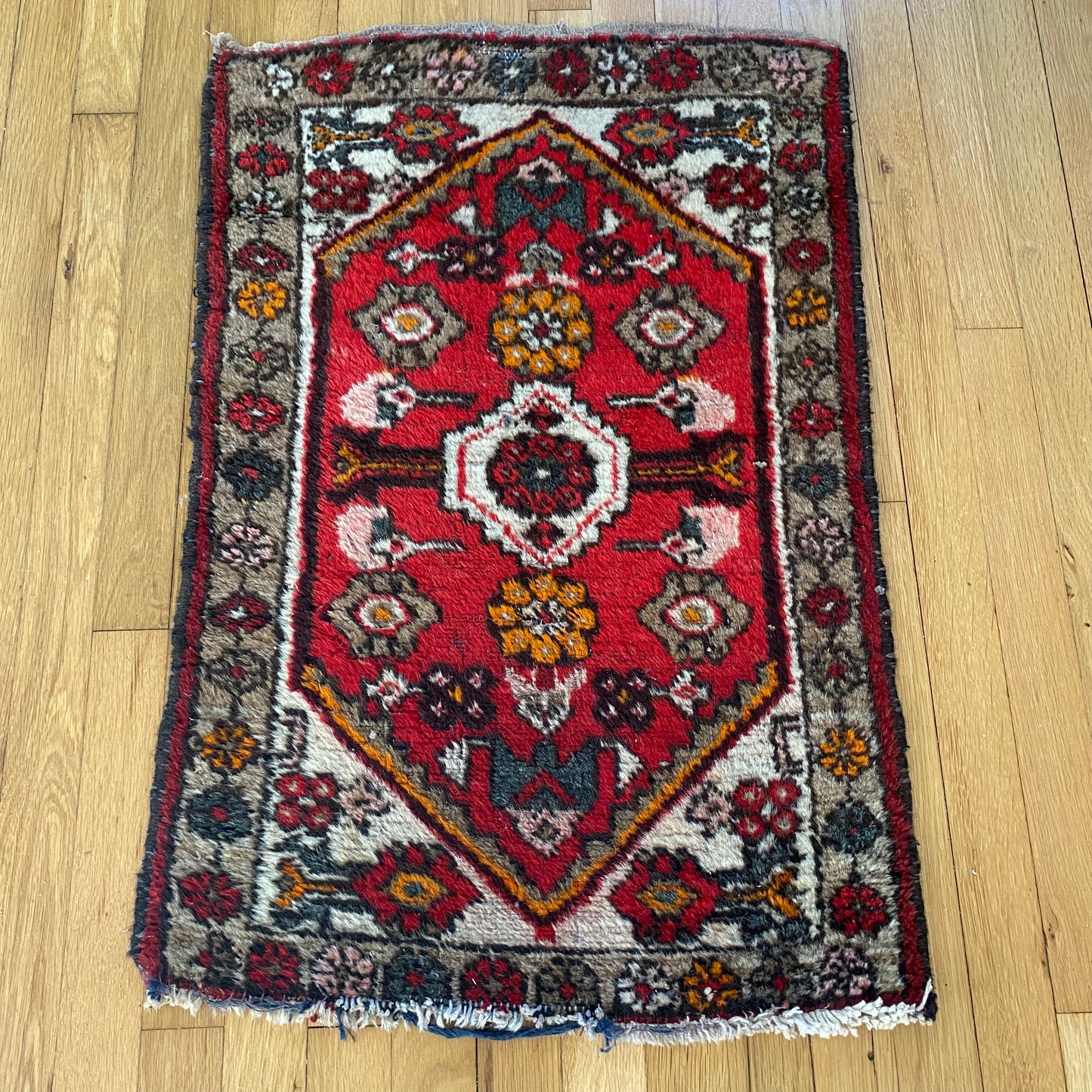 Vintage Rug, 1' 11 x 2' 10 Red