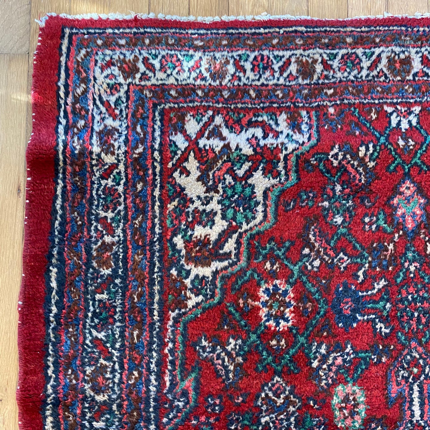Vintage Rug, 3' 6 x 5' 3 Red