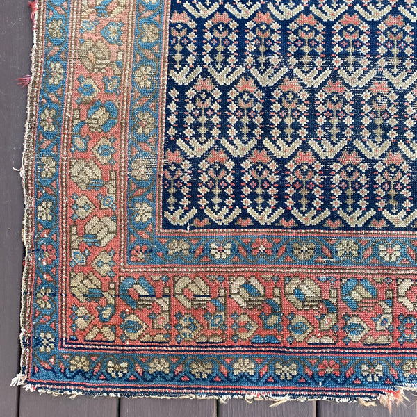 Vintage Rug, 4' 4 x 6' 2 Blue