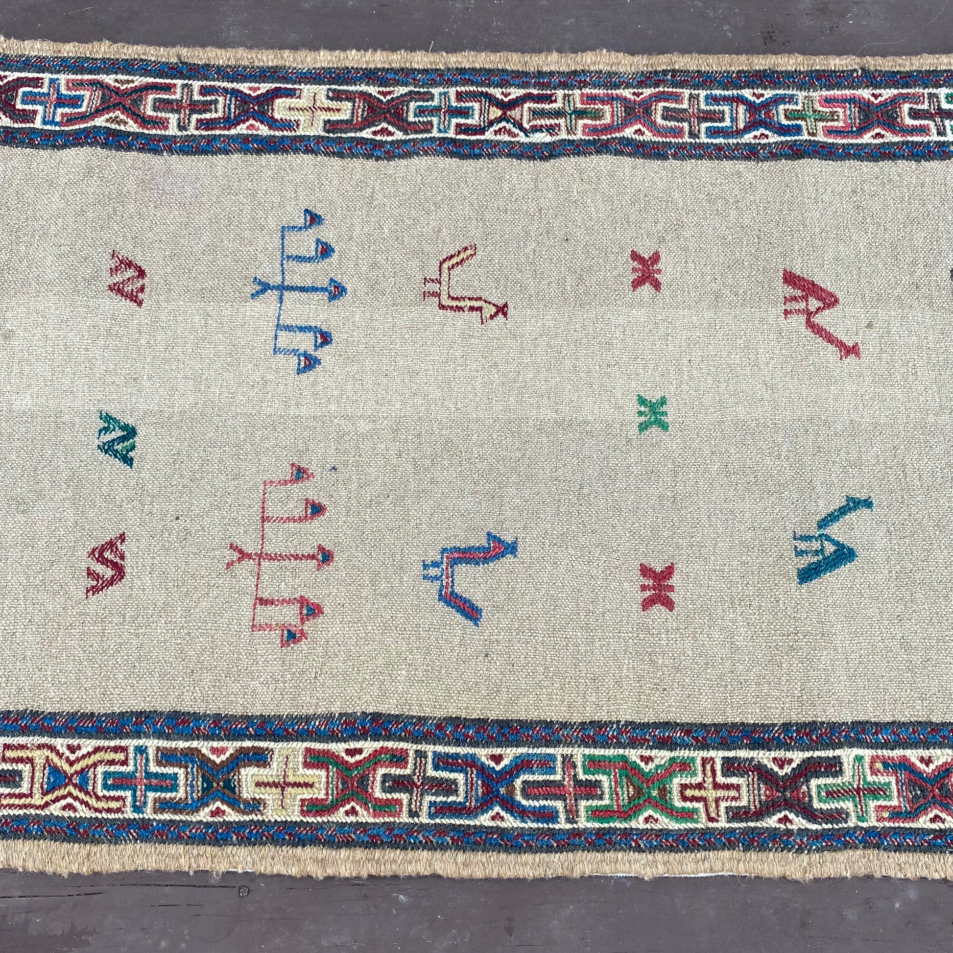 Vintage Rug, 2' 1 x 6' 6 Tan - Jessie's Oriental Rugs