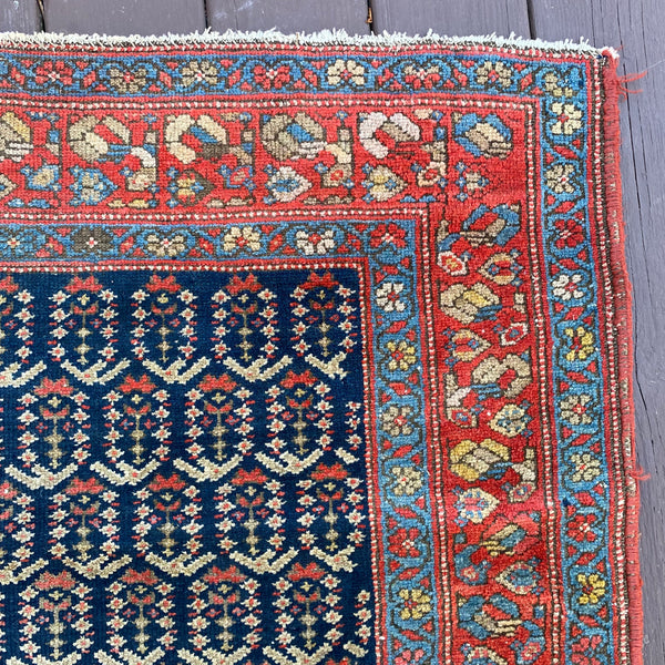 Vintage Rug, 4' 4 x 6' 2 Blue