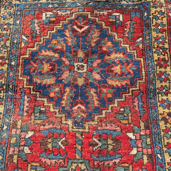 Vintage Rug, 2' 11 x 10' 10 Red Runner
