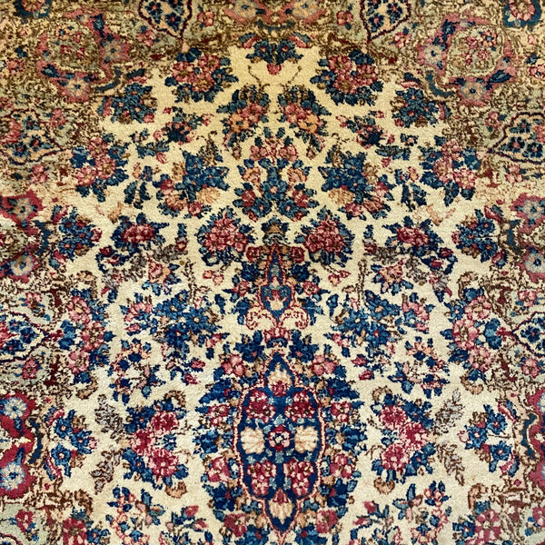 Vintage Rug, 3' x 4' 11 Cream