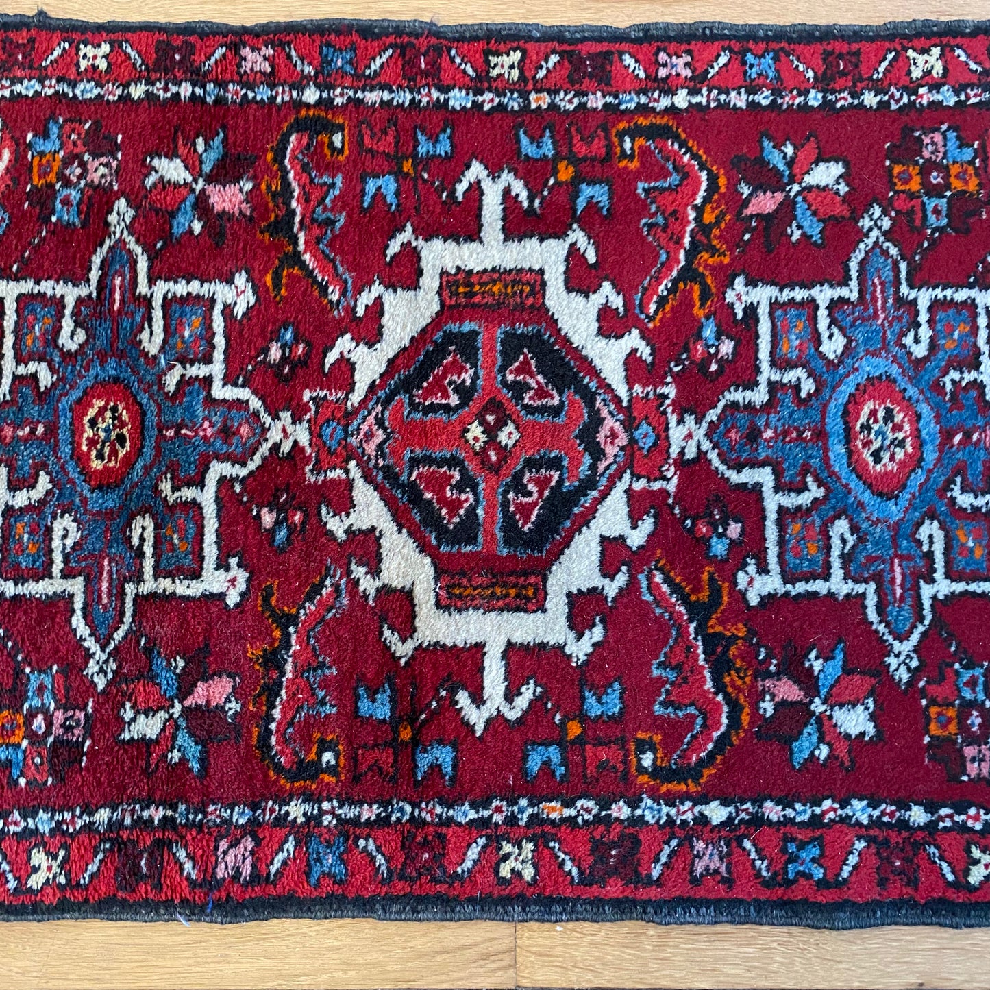 Vintage Rug, 2' 1 x 2' 11 Red