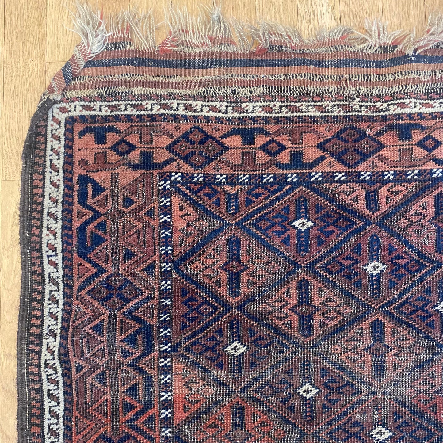 Vintage Rug, 3' 1 x 5' 7 Blue