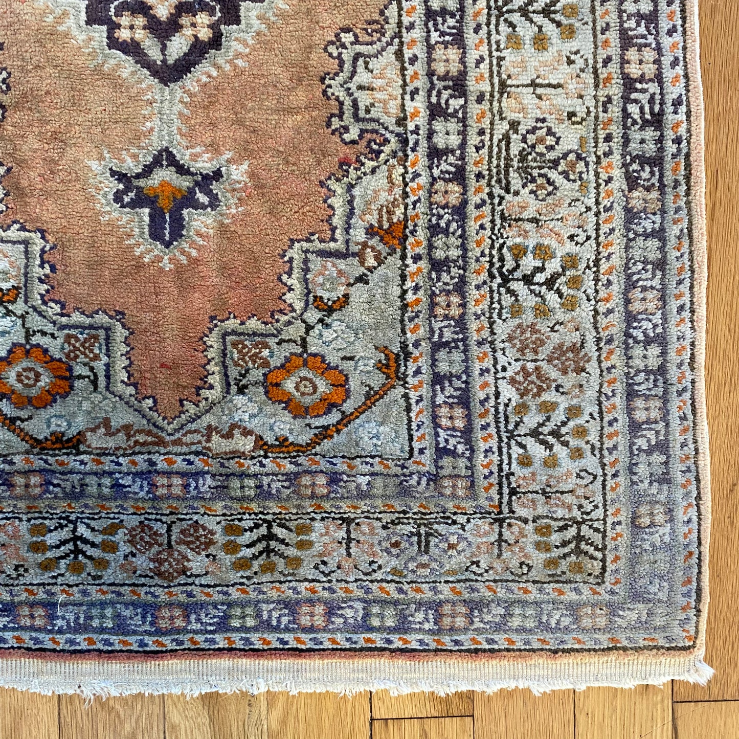 Vintage Rug, 2' x 3' 4 Tan