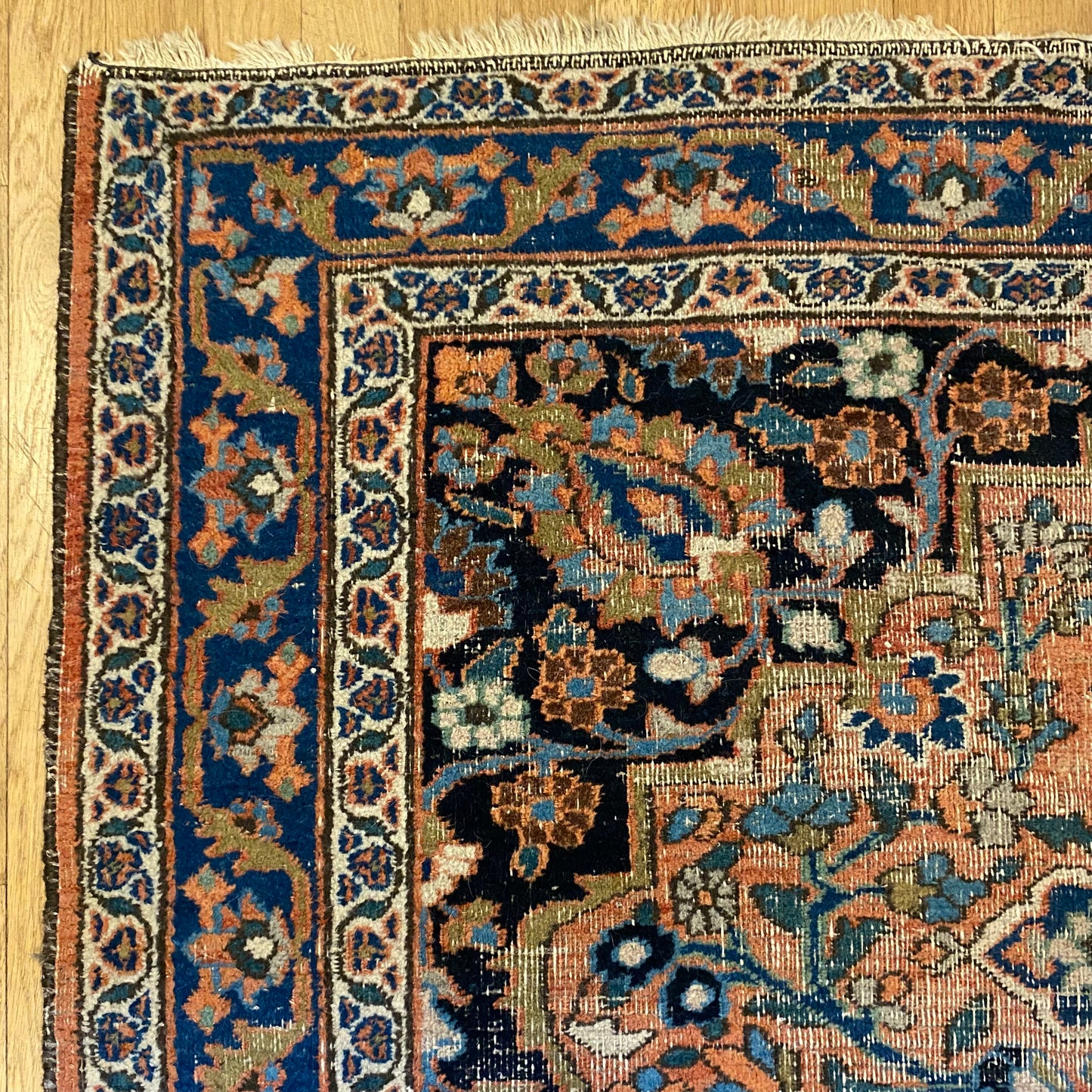 Vintage Rug, 4' 3 x 6' 4 Soft Orange