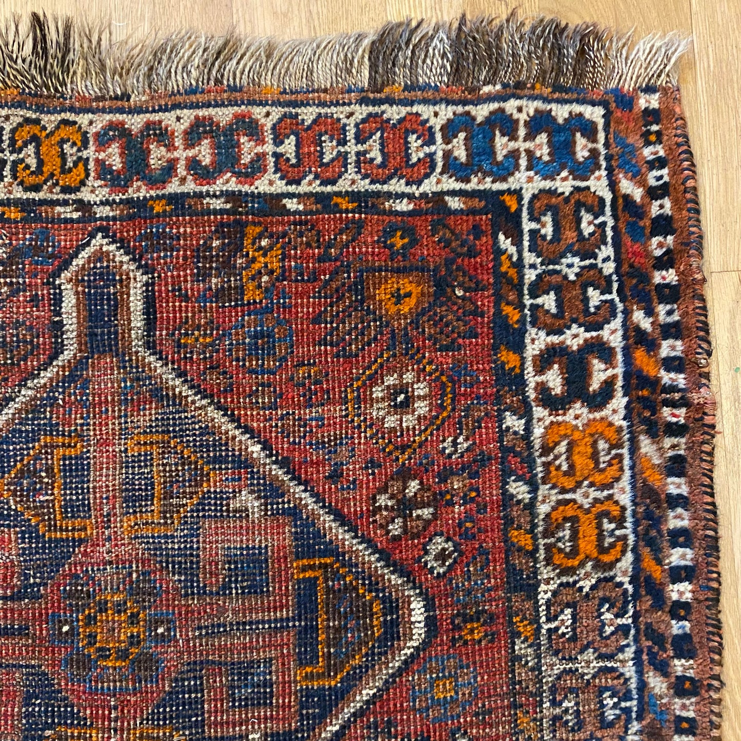 Vintage Rug, 2' 10 x 4' 3 Terracotta