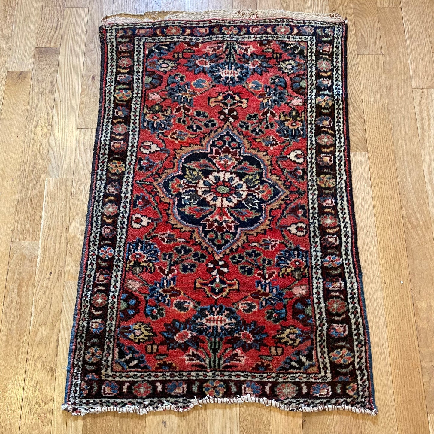 Vintage Rug, 1' 11 x 2' 11 Pink