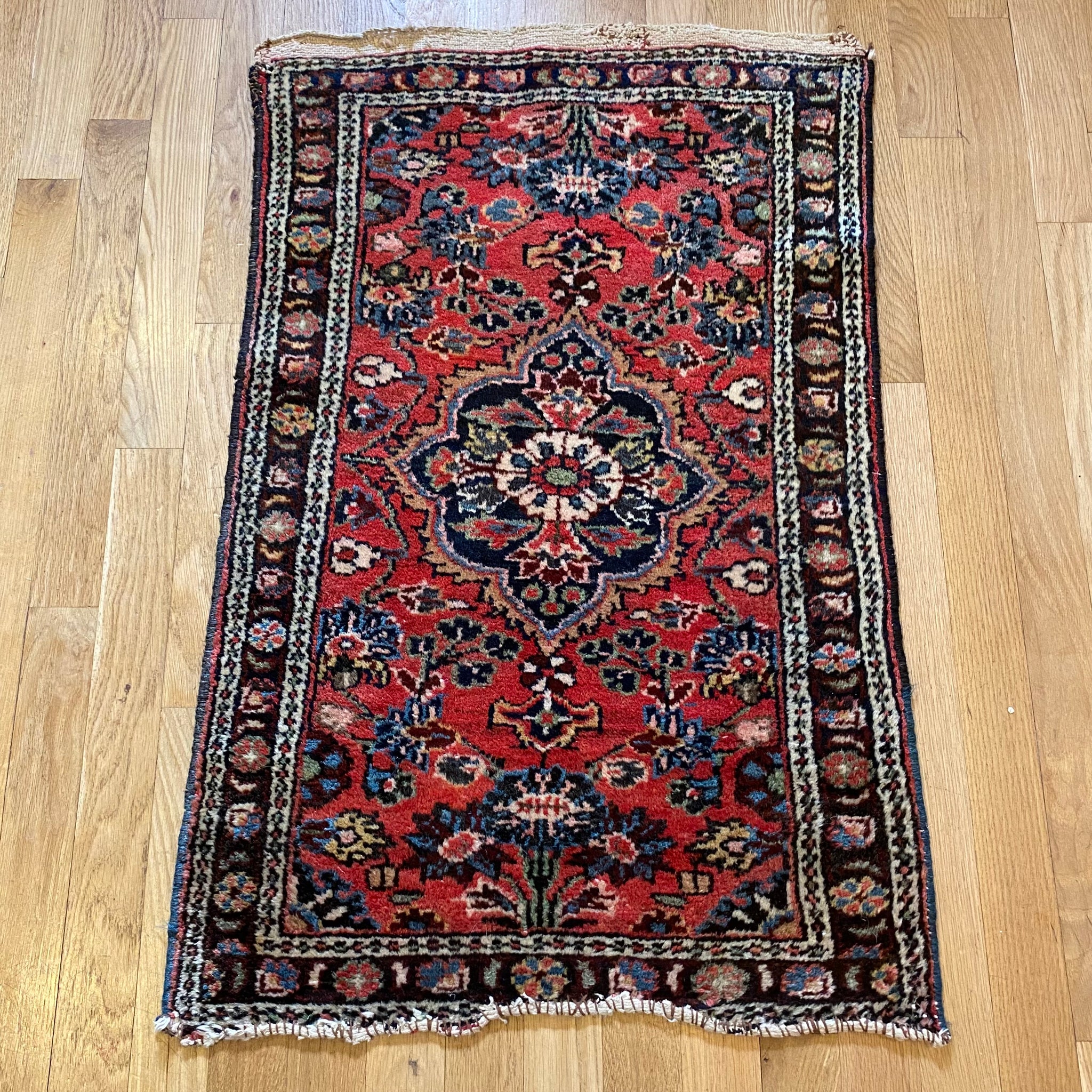 Vintage Rug, 1' 11 x 2' 11 Pink