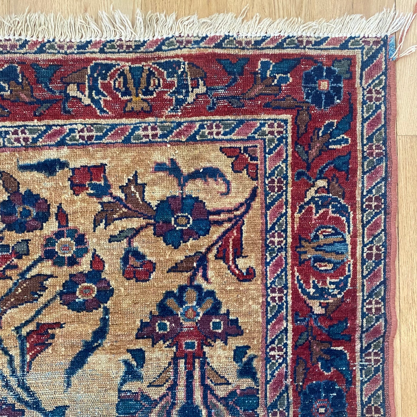 Vintage Rug, 3' 7 x 5' Gold