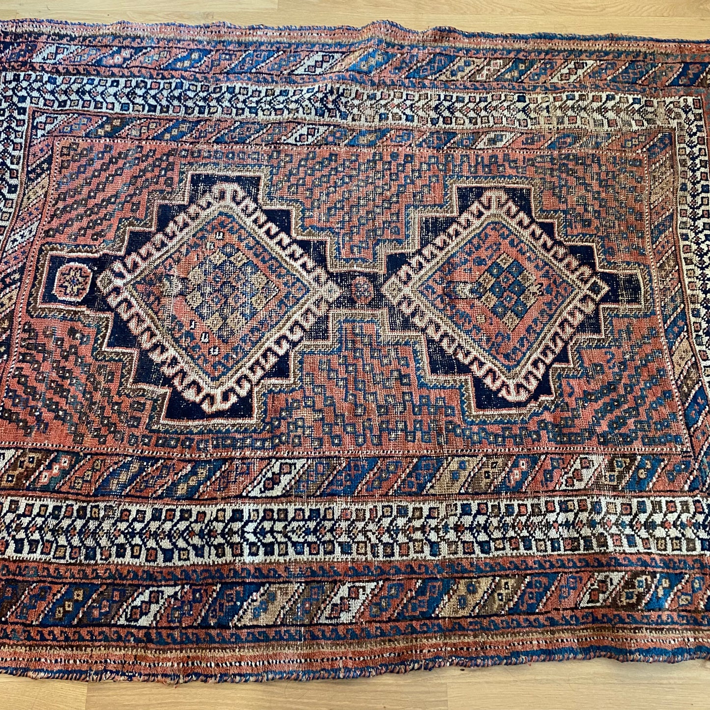 Vintage Rug, 3' 10 x 5' 2 Red