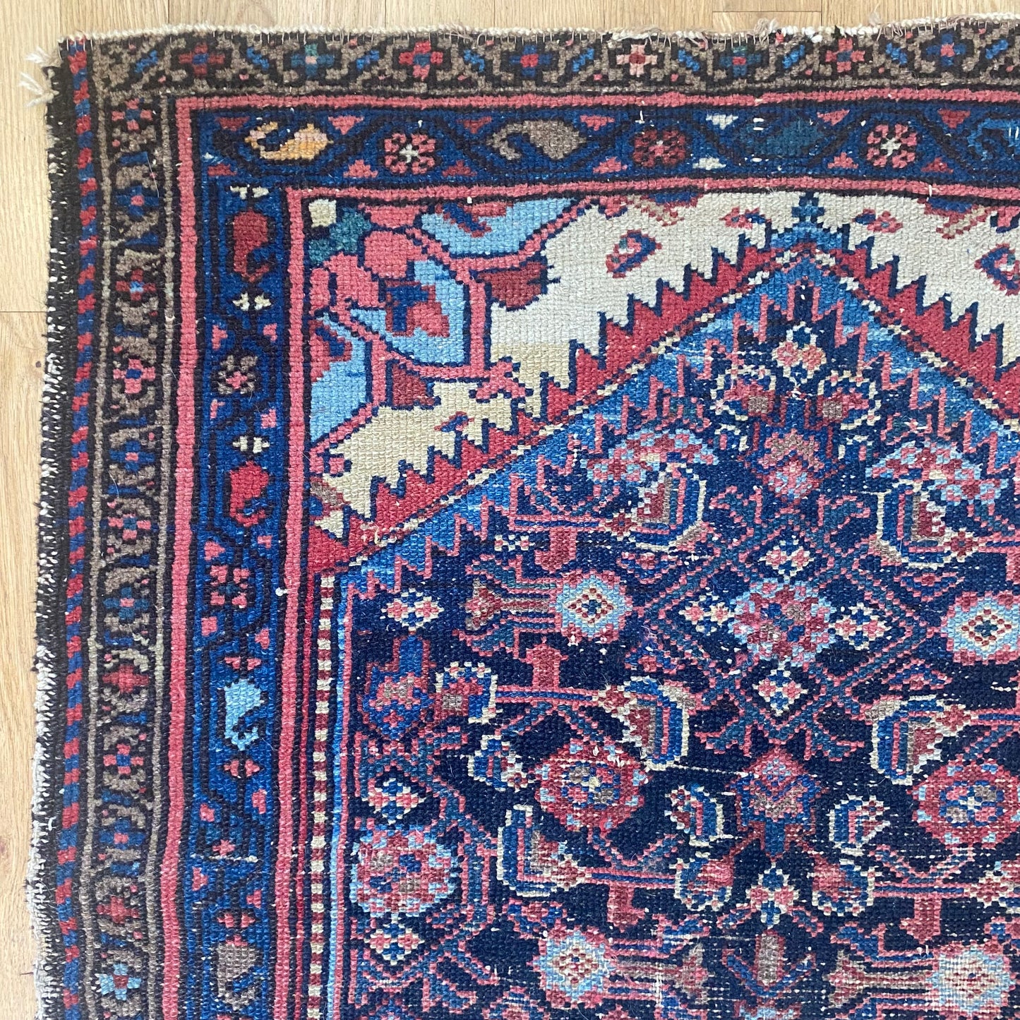 Vintage Rug, 2' 7 x 4' 4 Blue