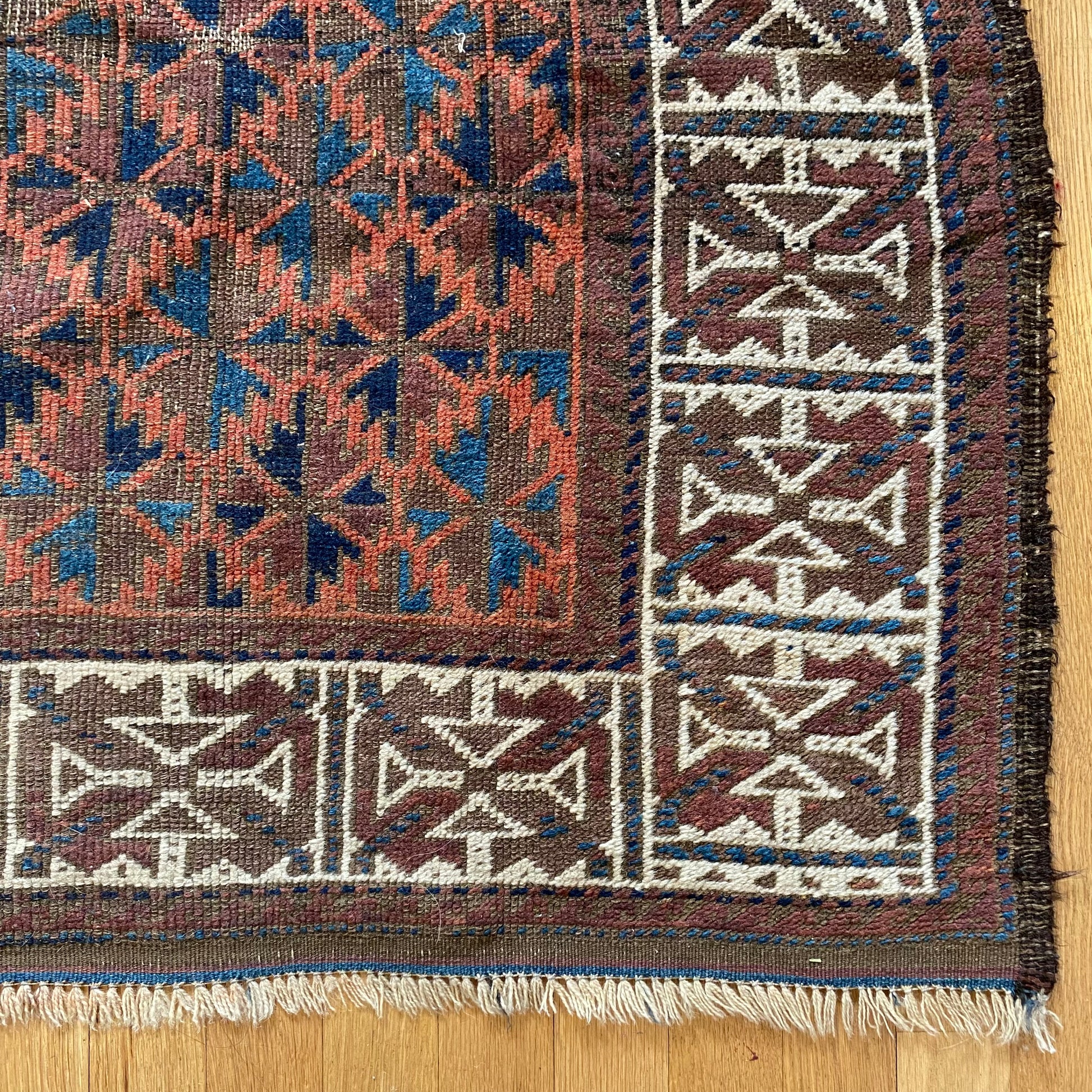 Baluch Rug, 2' 7 x 5' 4 Vintage Brown - Jessie's Oriental Rugs