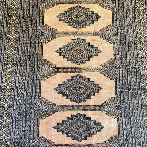 Vintage Rug, 3' 2 x 5' 6 Tan