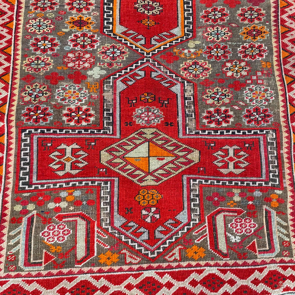 Vintage Rug, 3' 9 x 6' 9 Brown