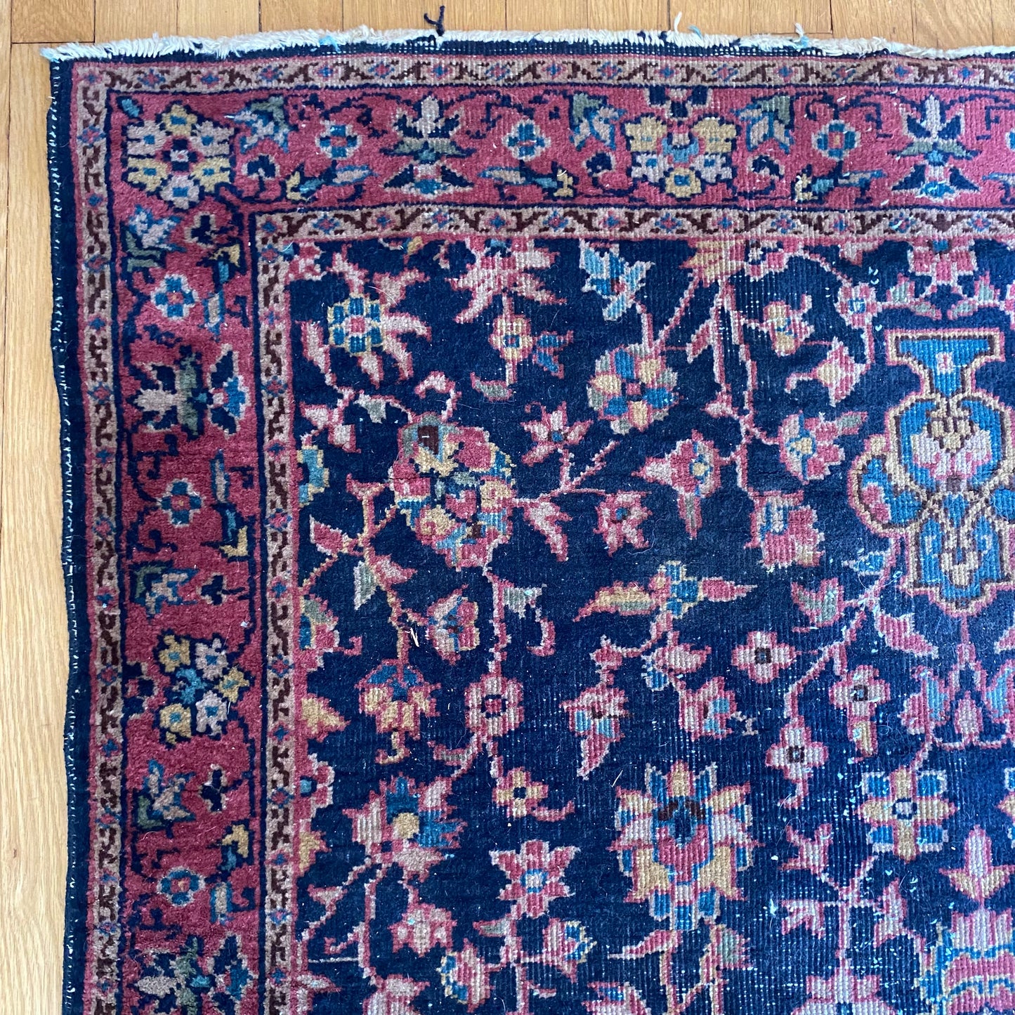 Vintage Rug, 4' x 6' 11 Blue