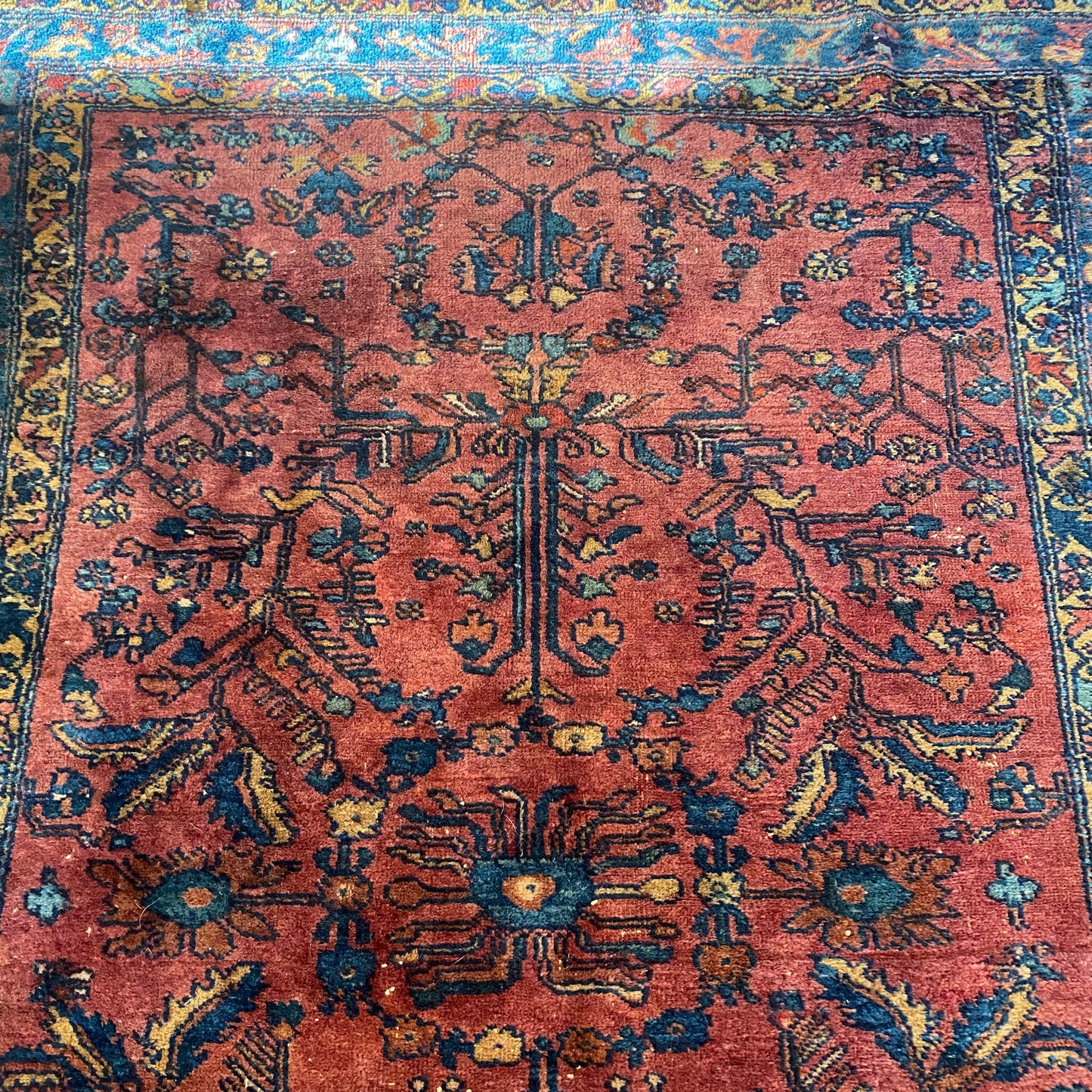 Vintage Rug, 4' 11 x 6' 4 Magenta