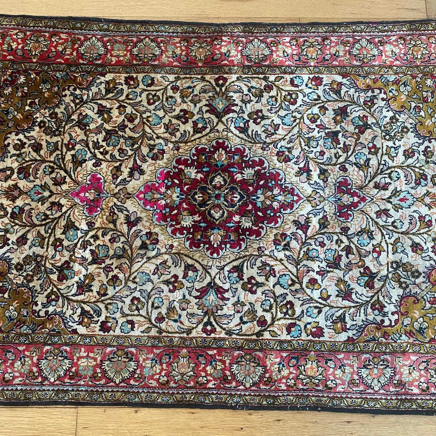 Vintage Rug, 2' 8 x 4' 6 Silk
