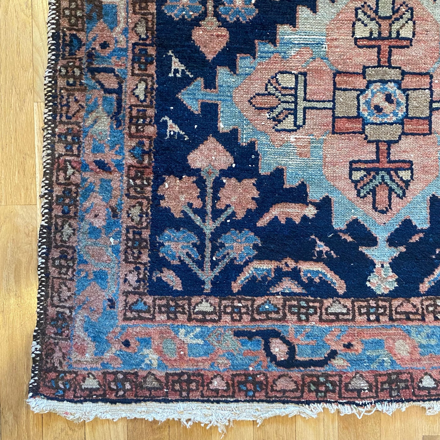 Persian Rug, 3' 1 x 5' 7 Vintage Blue