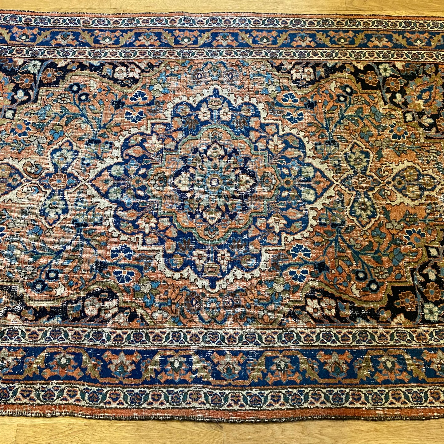 Vintage Rug, 4' 3 x 6' 4 Soft Orange