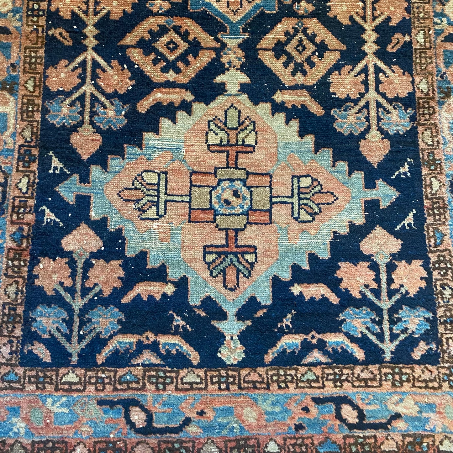 Persian Rug, 3' 1 x 5' 7 Vintage Blue