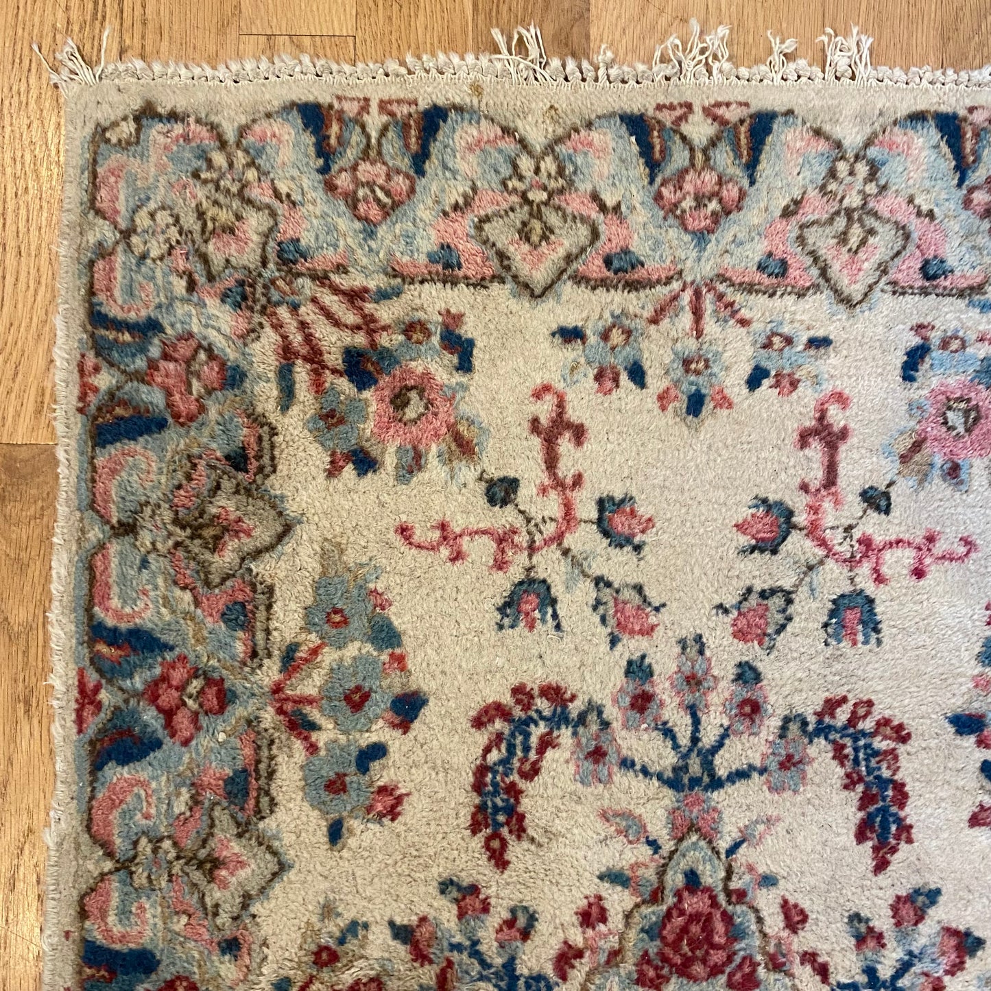Vintage Rug, 1' 11 x 3' Cream