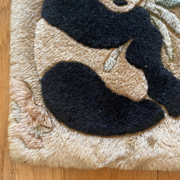 Vintage Rug, 13” x 13.5” Collectible