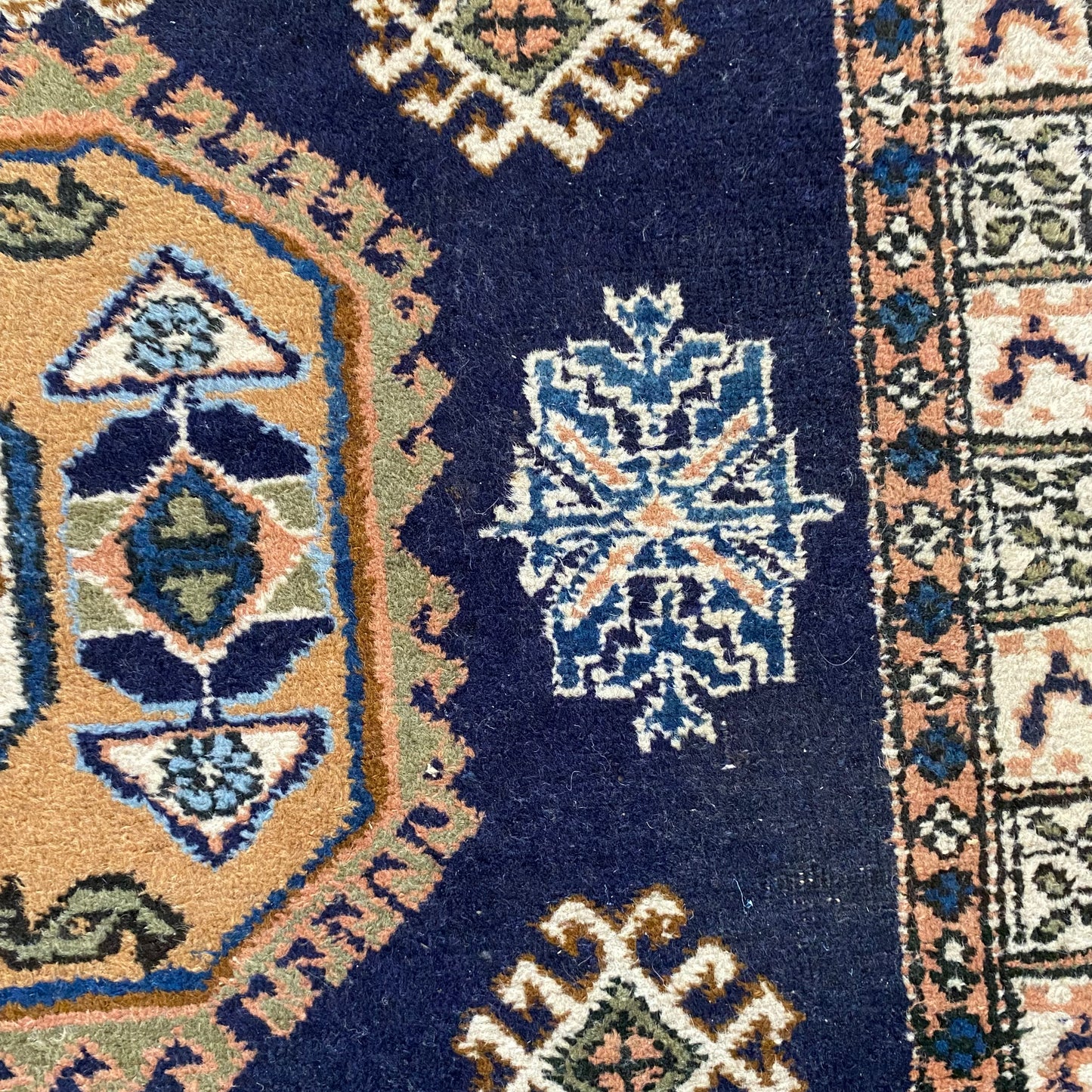 Persian Meshkin, 3' 9 x 5' 4 Blue