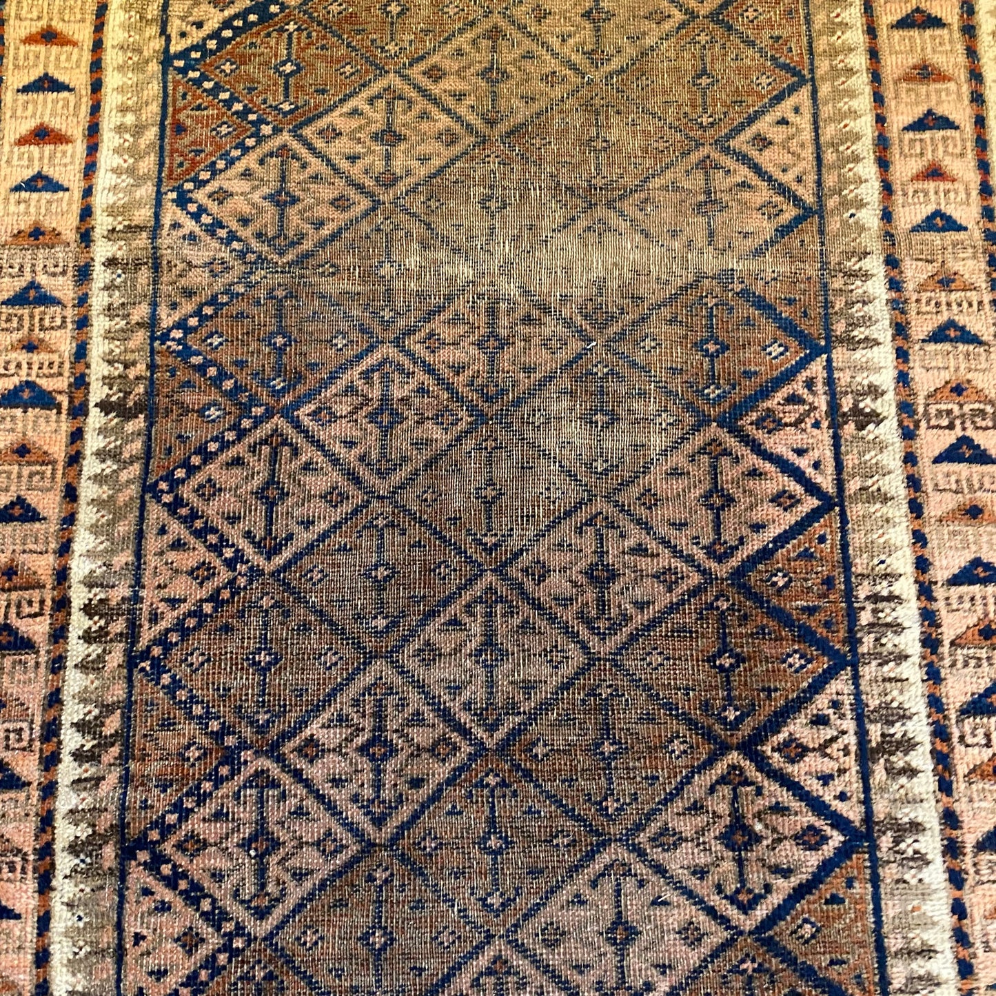 Vintage Rug, 2' 10 x 5' Blue