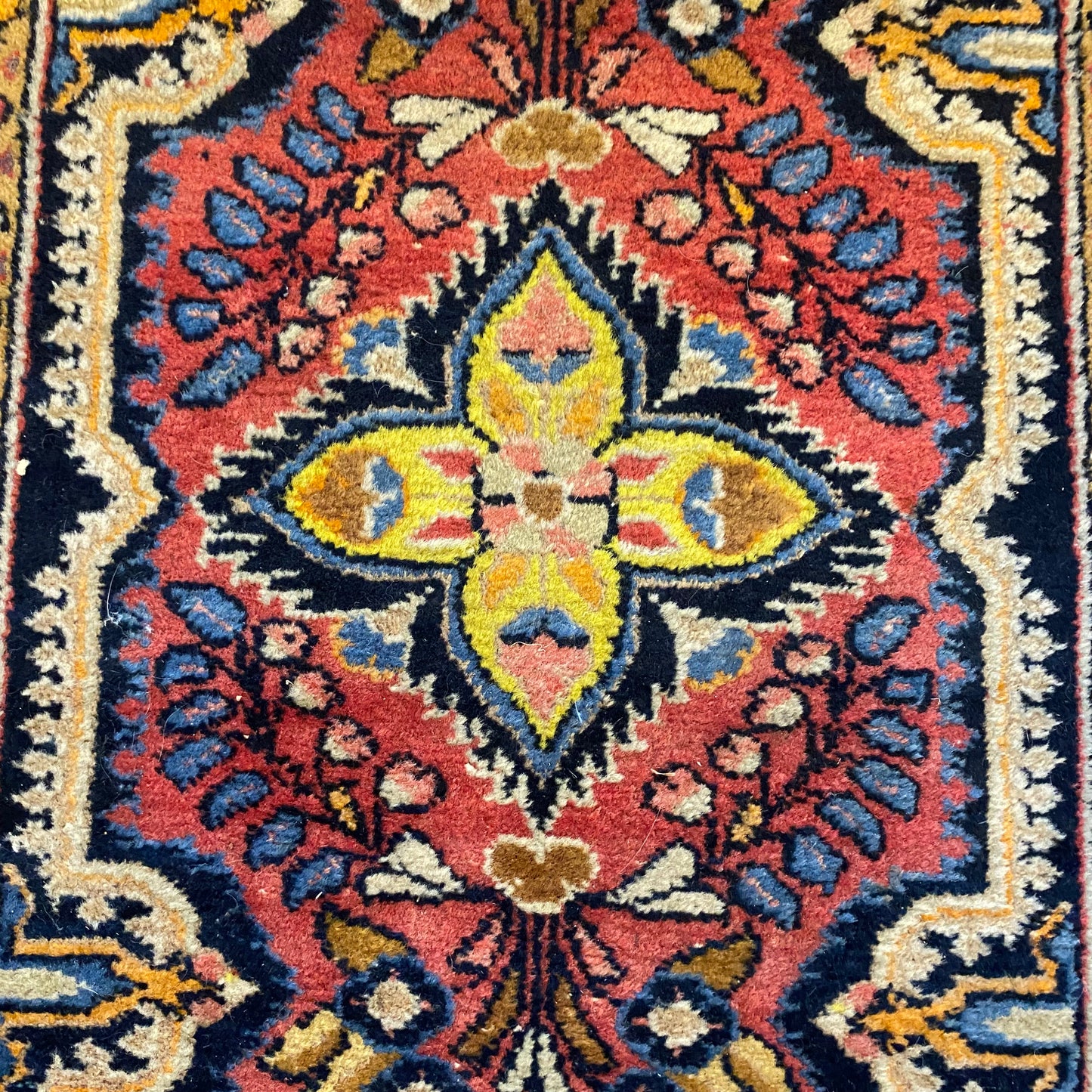 Vintage Rug, 2' 3 x 4' 2 Red