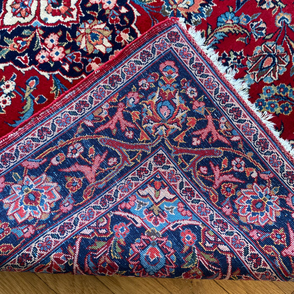 Vintage Rug, 3' 6 x 5' 2 Red