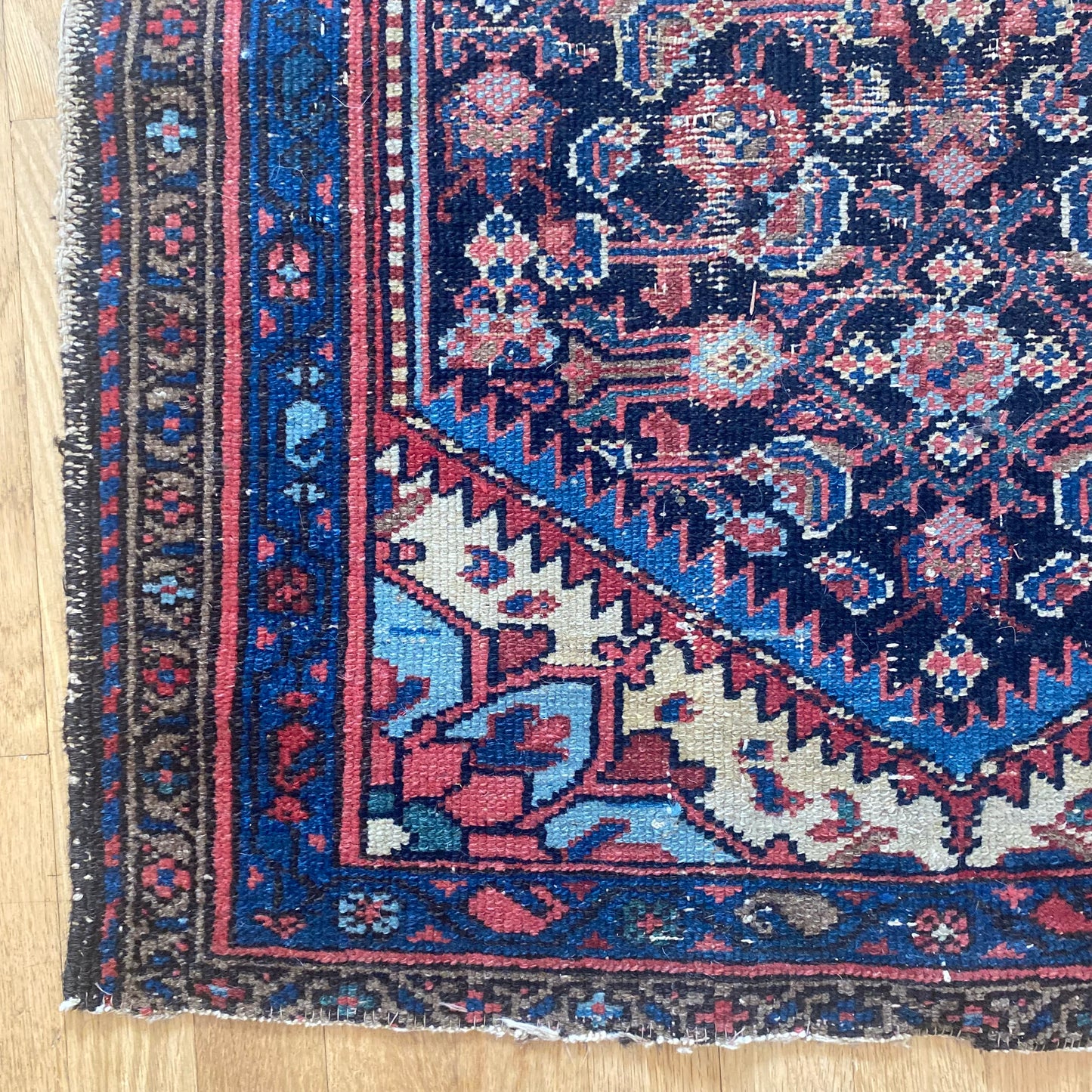 Vintage Rug, 2' 7 x 4' 4 Blue