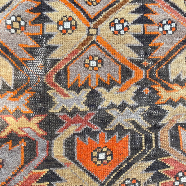 Vintage Rug, 4' 1 x 8' 8 Brown