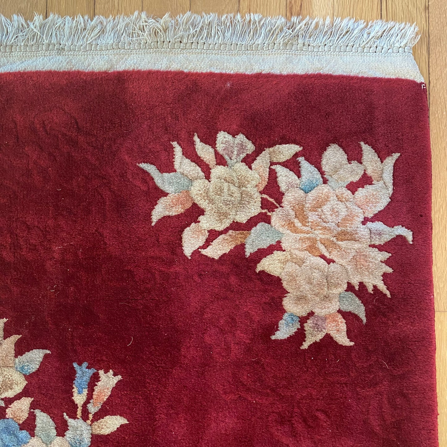 Vintage Rug, 2' x 4' 3 Red Orange