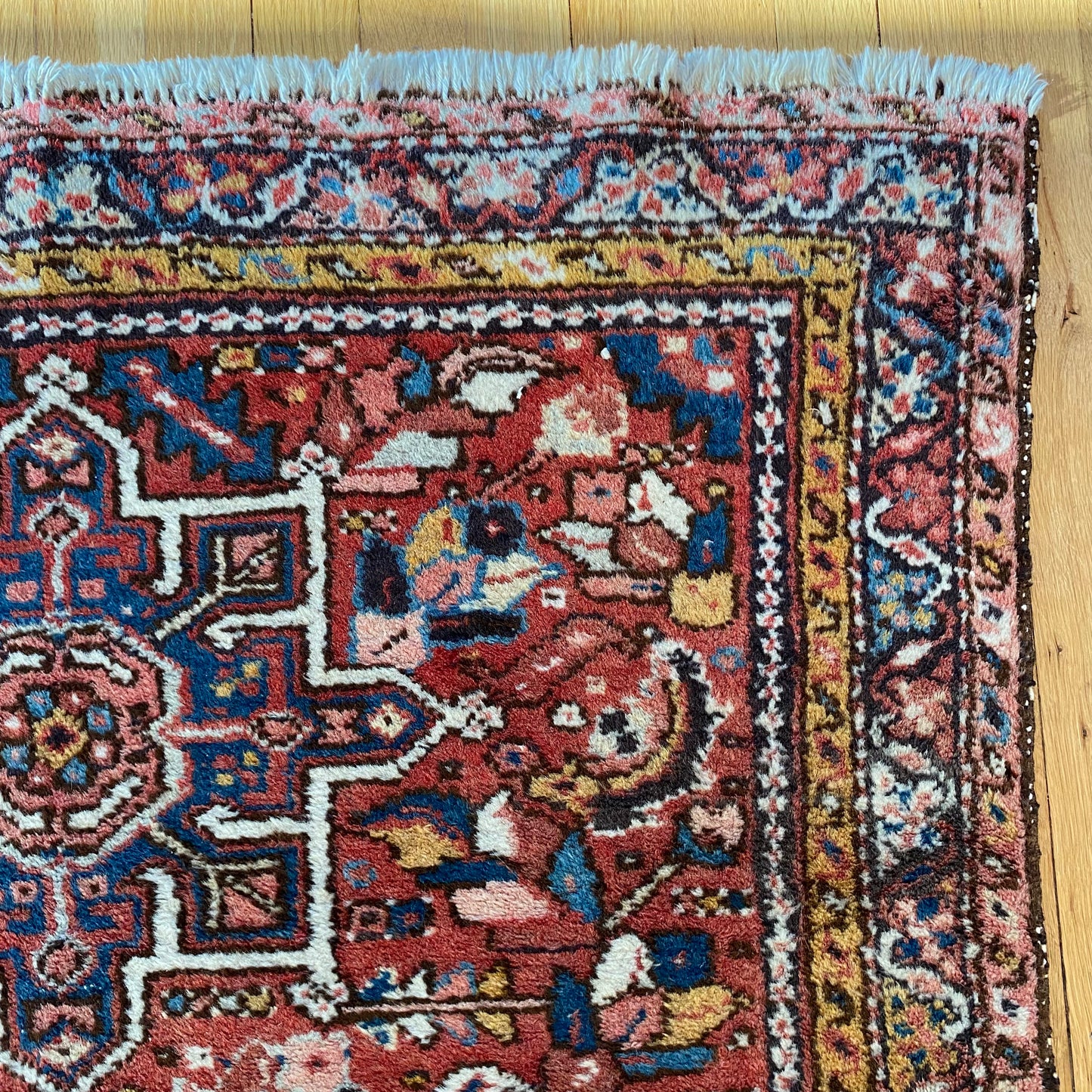Vintage Rug, 3' 6 x 4' 9 Red