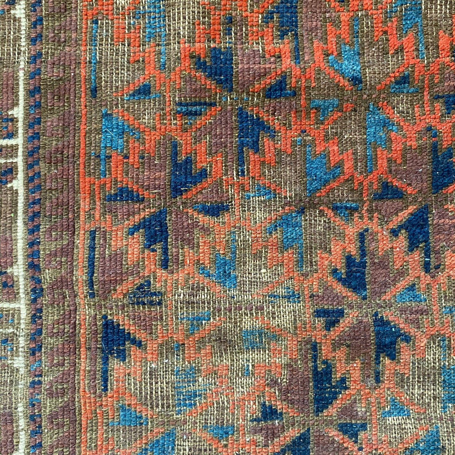 Baluch Rug, 2' 7 x 5' 4 Vintage Brown - Jessie's Oriental Rugs