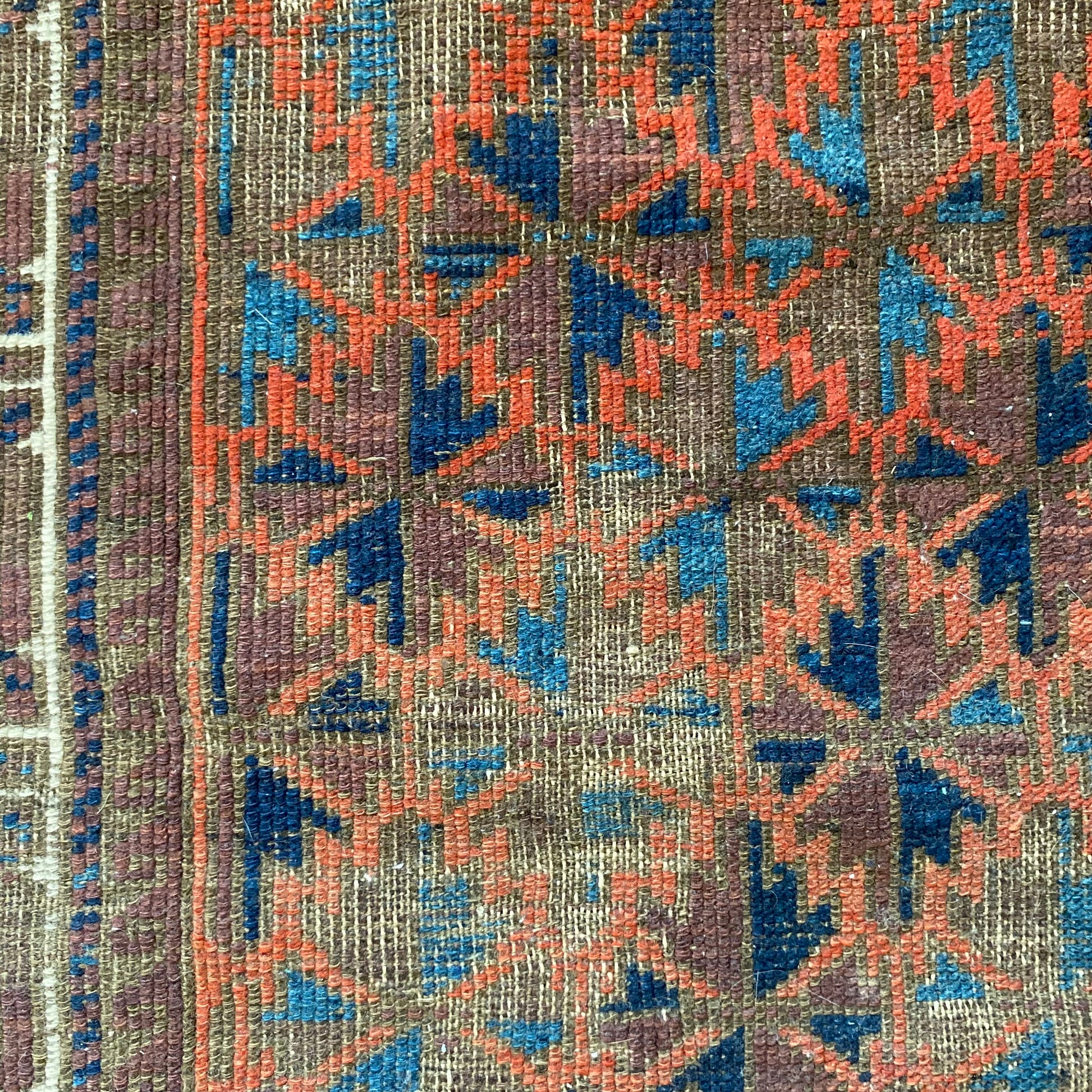 Baluch Rug, 2' 7 x 5' 4 Vintage Brown - Jessie's Oriental Rugs