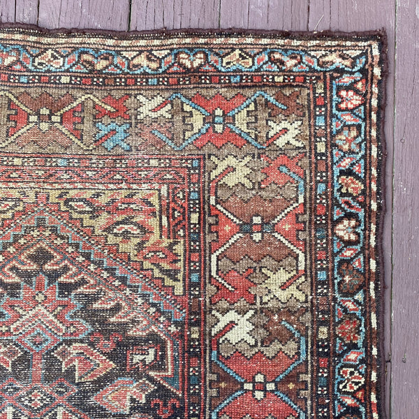 Vintage Rug, 3' 7 x 6' 9 Brown