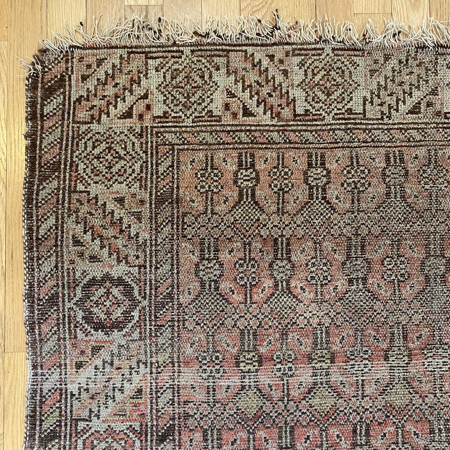 Persian Malayer, 3' 5 x 5' 8 Brown Vintage