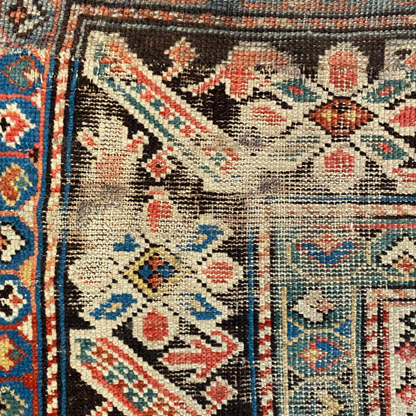 Antique Rug, 3' 4 x 5' Blue