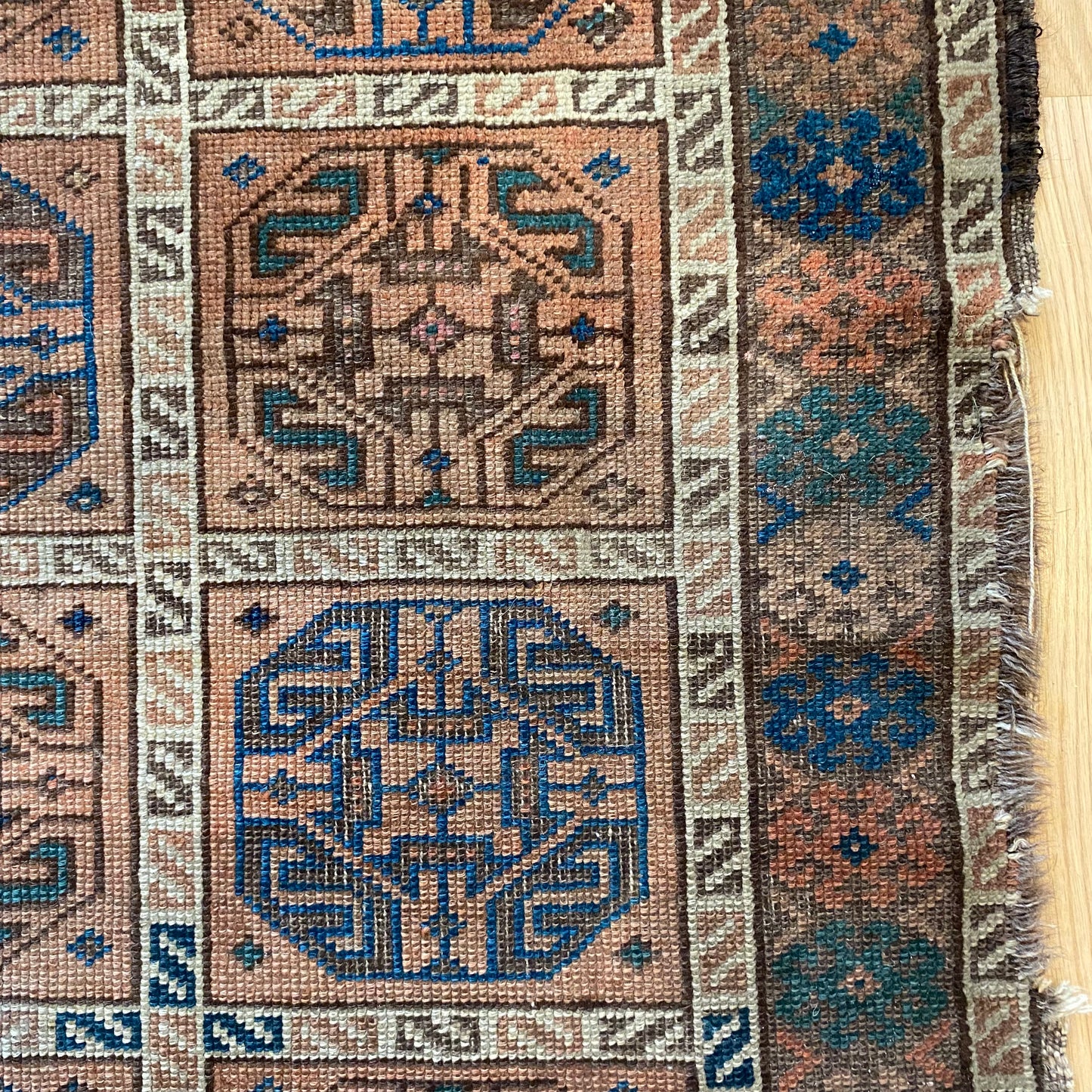Antique Rug, 2' 9 x 4' 7 Brown