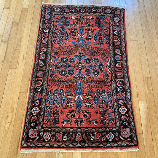 Vintage Rug, 2' 7 x 4' 3 Pink