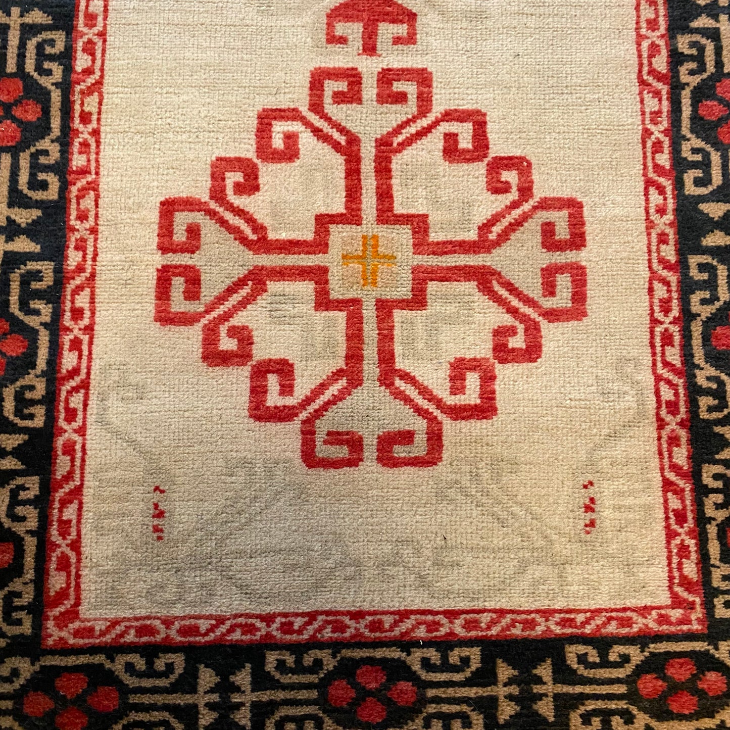 Vintage Tibet Rug, 3' 1 x 5' 9 Cream