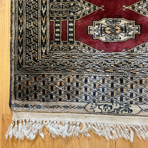 Vintage Rug, 2' 1 x 6' 6 Red