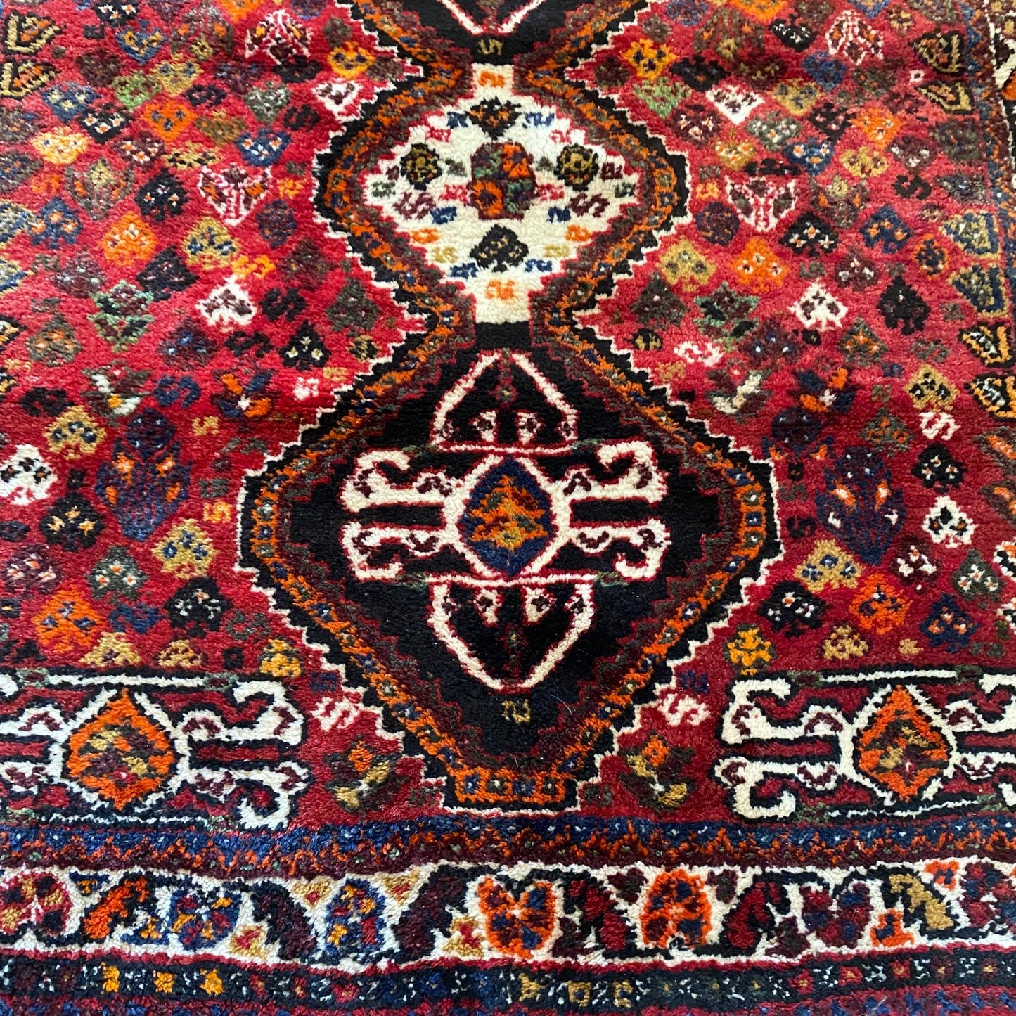 Vintage Rug, 3' 11 x 5' Red